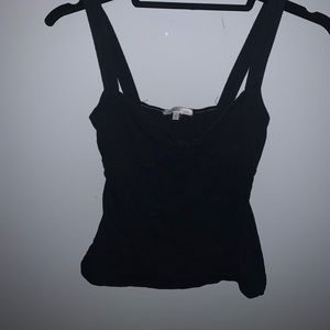 Black tank top